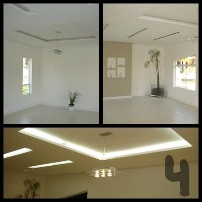 Antes e depois de instalação de gesso - Gesso Forte Leve - Grande Vitória ES